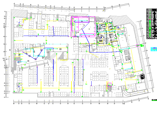 某市区中心地段学校智能化电气施工图详图-图一