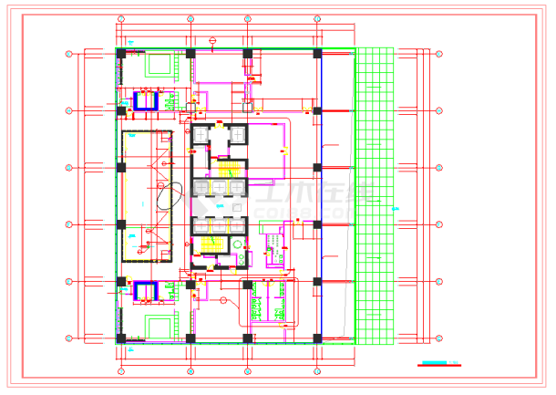 最新五十三层超高酒店建筑设计施工图纸-图二