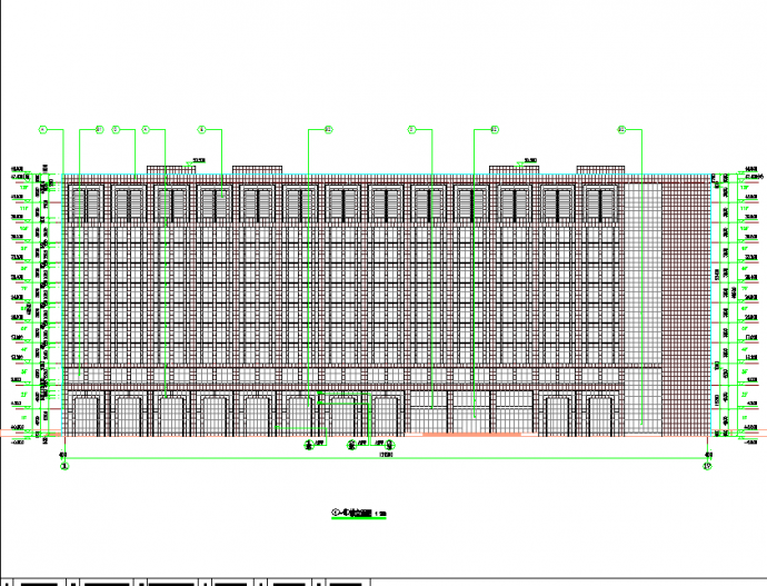 某12层剪力墙结构高层办公建筑cad设计施工图_图1