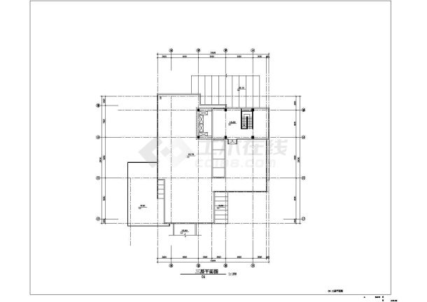 【苏州】某二层工业园区规划C4栋建筑扩初图-图二
