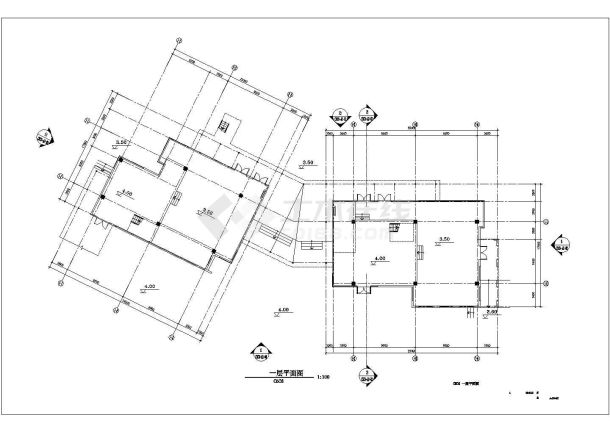 【苏州】某二层工业园区规划C5C6栋建筑扩初图-图一