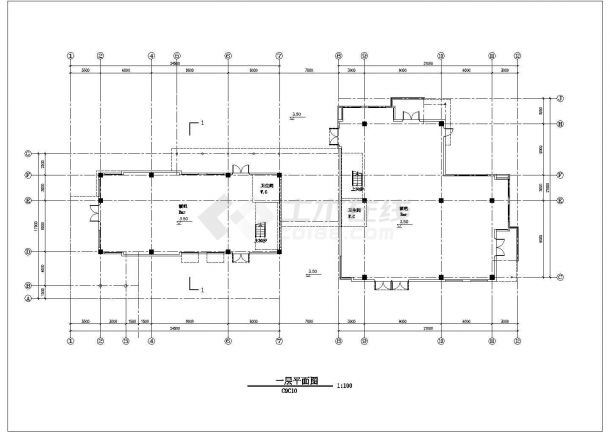 【苏州】某二层工业园区规划C9C10栋建筑扩初图-图一