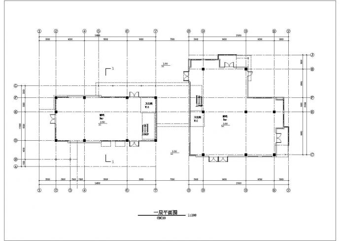【苏州】某二层工业园区规划C9C10栋建筑扩初图_图1