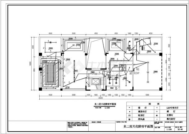 某3层别墅全套电路CAD施工图-图一