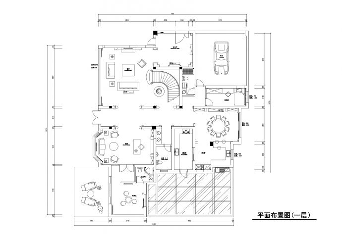 【常熟】泽景园法式风格两层独栋别墅装修施工图_图1