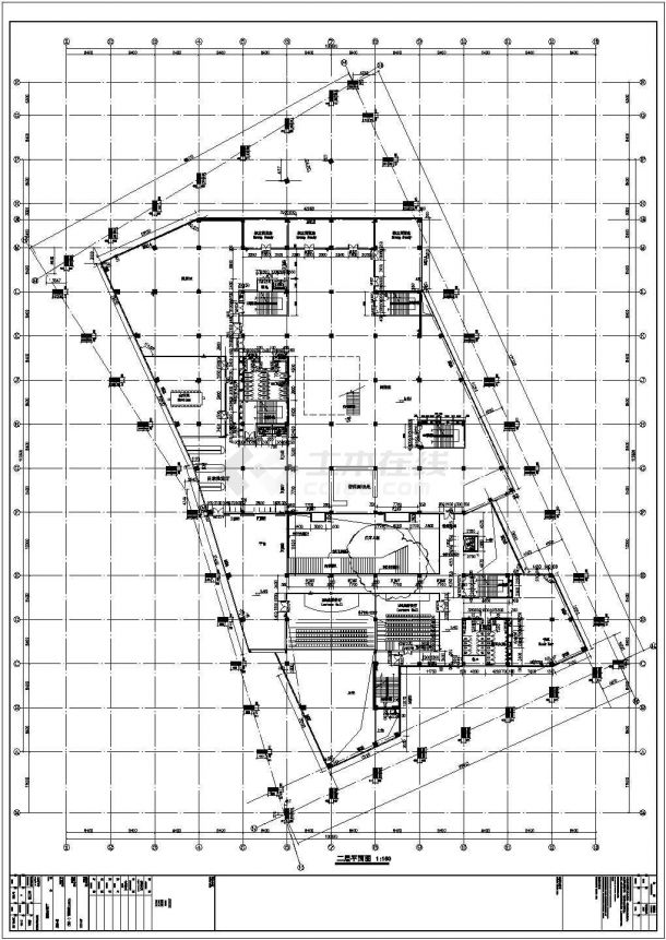 安徽某学校图书馆建筑结构全套施工图及计算书-图二