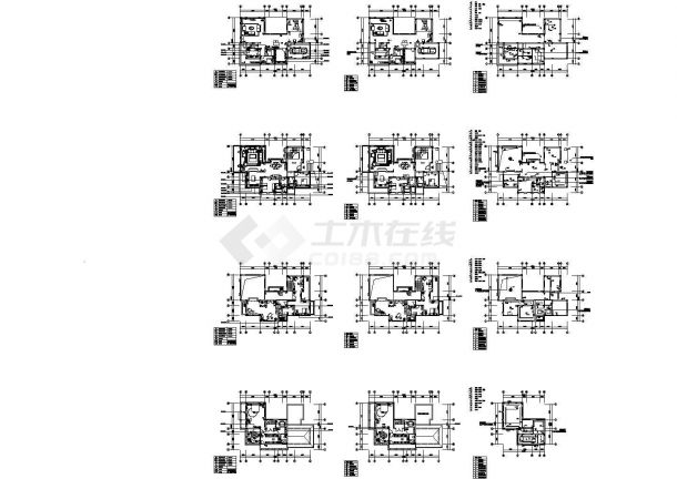 长18.9米 宽12.6米 -1+4独栋别墅电气设计图-图一