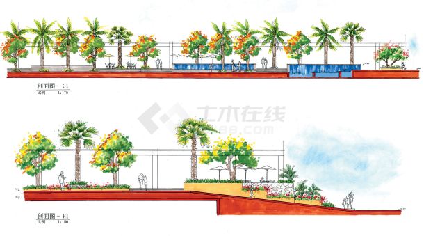 东莞石竹新花园园林景观方案JPG-图一