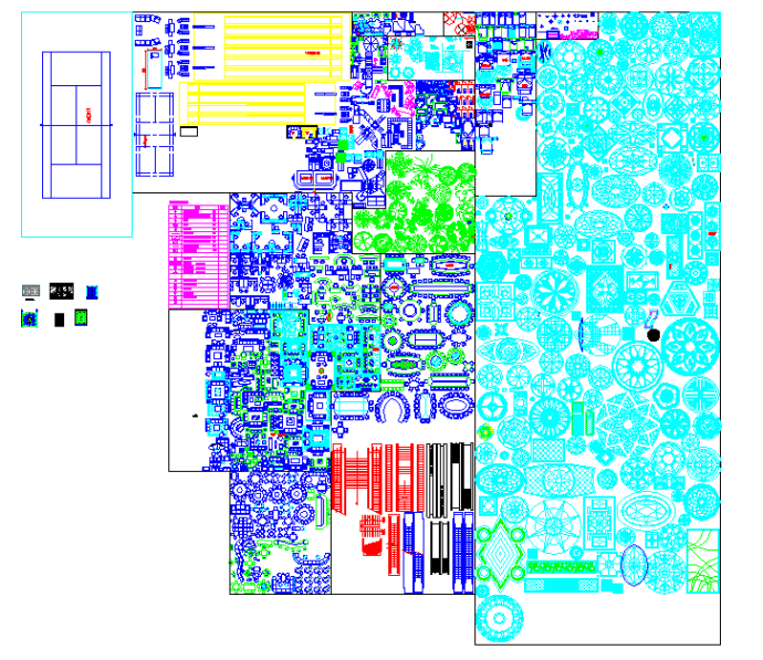 经典全面的各式平面建筑构造cad图库_图1