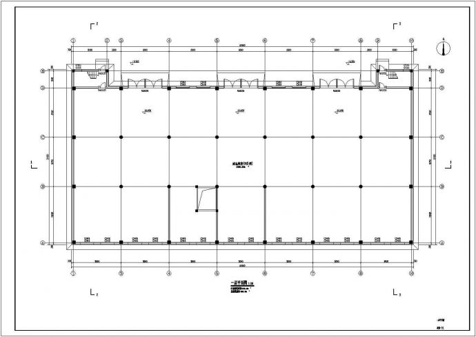 制米车间厂房全套建筑结构施工图纸_图1