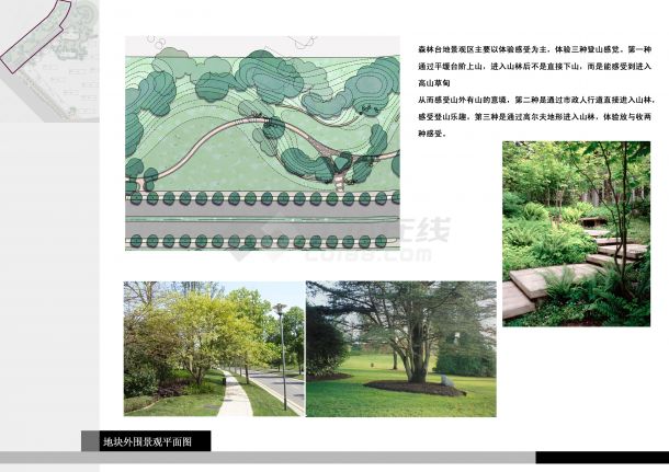 [北京]小区外围绿化带景观设计方案（含实景照片）-图一