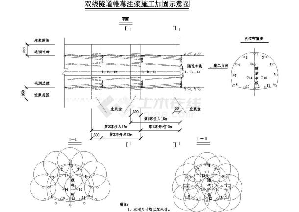 隧道帷幕注浆施工方案-图一