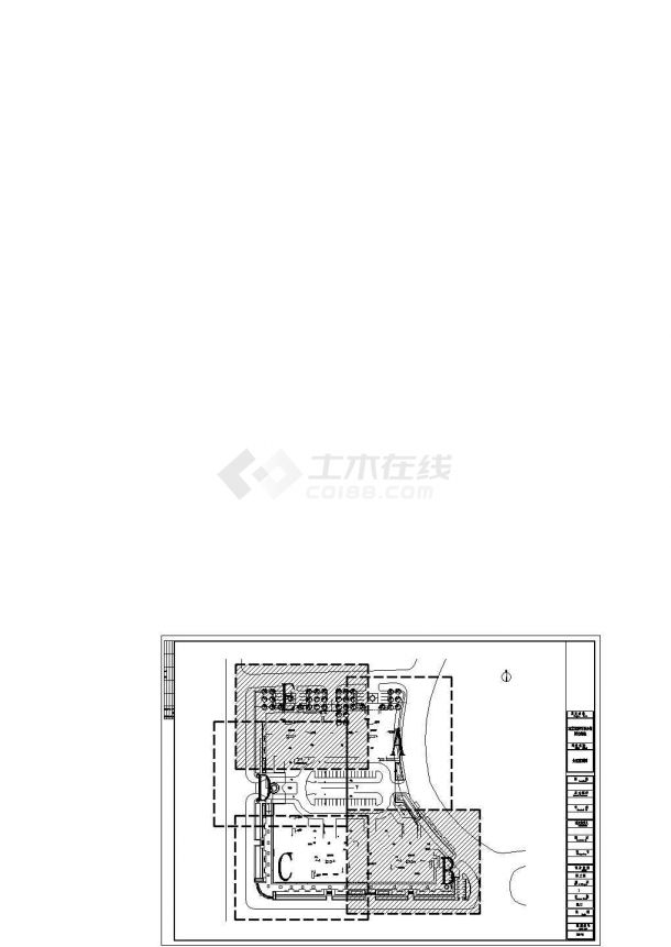 【北京】朝阳区某小区花园全套景观设计CAD施工图（含土建、结构、水电、预算）-图一