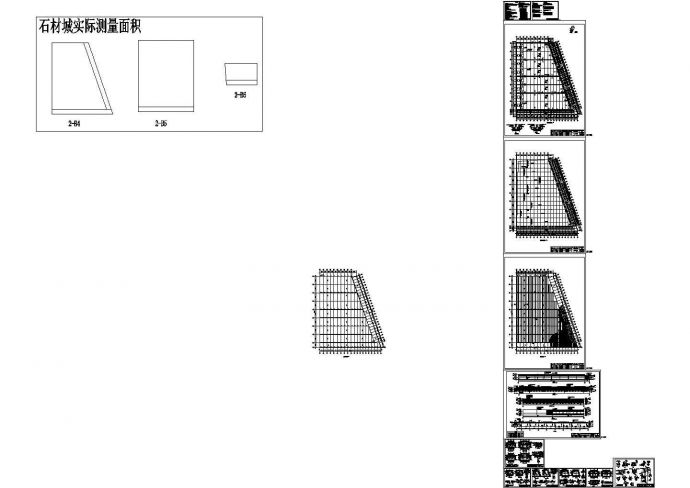 西部石材城钢结构工程CAD施工图纸_图1