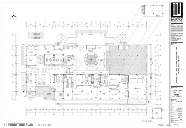 红豆杉最佳西方大酒店室内设计方案JPG格式-图一