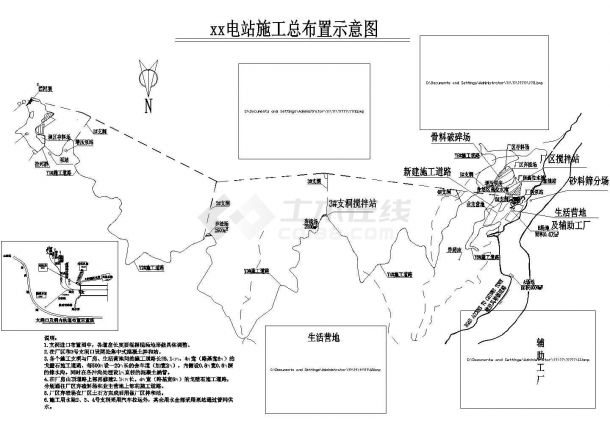 缅甸某水电站工程施工组织设计-图一