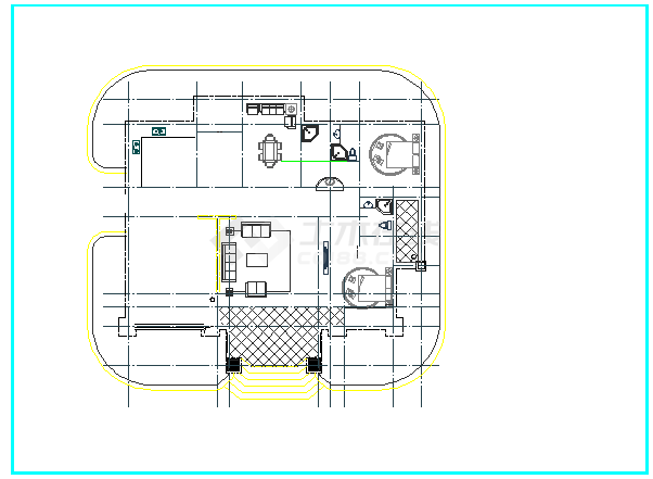 某小区别墅建筑设计方案图（含效果图）-图一