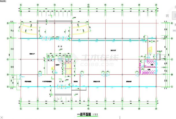 六层局部七层科技生产办公楼毕业设计（含建筑图、结构图、计算书）-图二