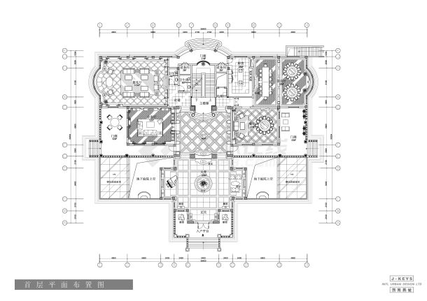 【福州】三层地下室和阁楼别墅室内设计方案JPG-图一