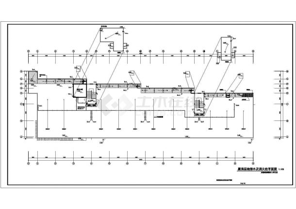 【浙江】商用建筑游乐场及地下室给排水消防施工图（甲级设计院）-图一