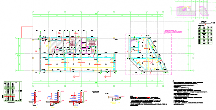 12层框架剪力墙结构办公楼结构施工图_图1