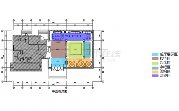 【天津】芦花庄园售楼处室内装饰设计方案PPT-图二