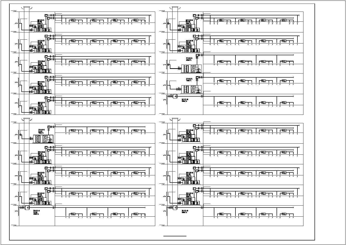【浙江】移动通讯厂房空调通风排烟系统设计施工图（甲级院设计 系统详图多）
