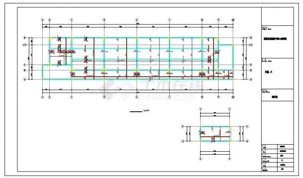 局部6层2868平米教学楼毕业设计（计算书、建筑图、结构图）-图二