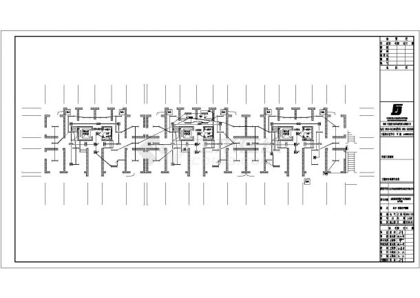 大型的棚户区改造电气cad施工图纸（节点详细）-图二