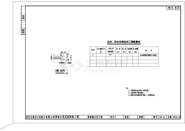 [浙江]休闲林业观光园道路工程预算书(含施工图纸)-图一