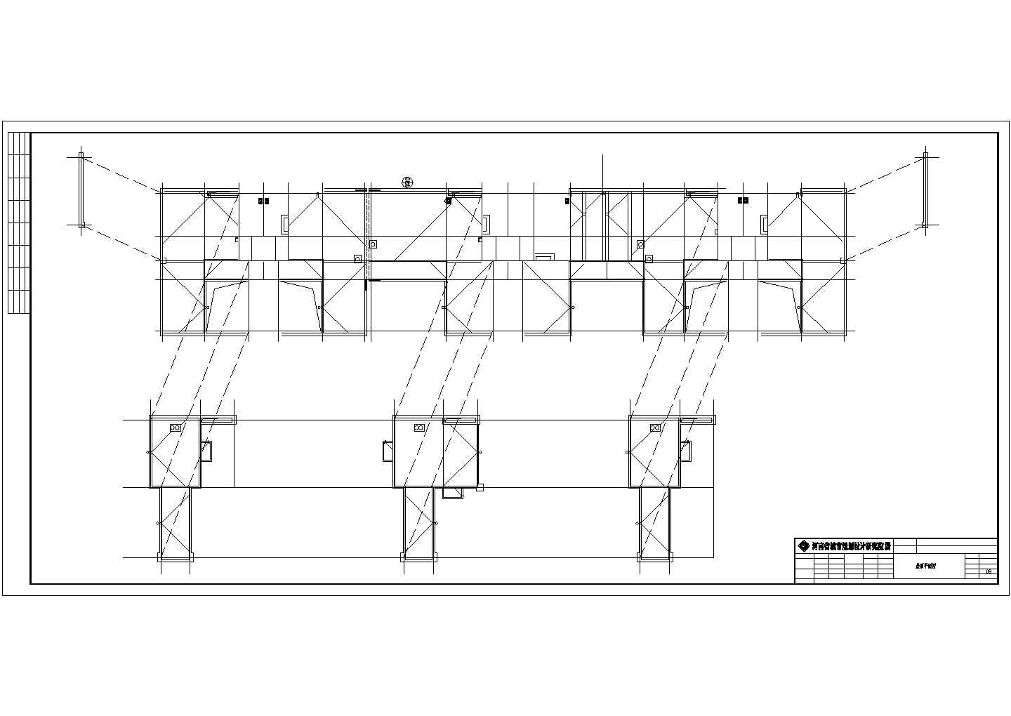 高层商城框架结构建筑设计cad施工图