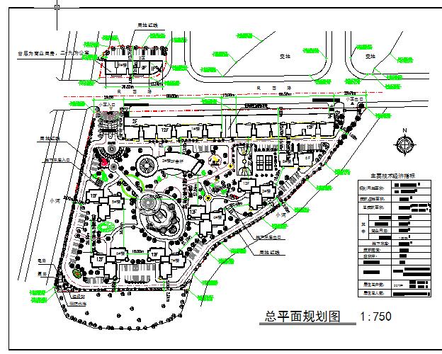 某地小型农民公寓园林景观设计规划cad图（节点详细）_图1