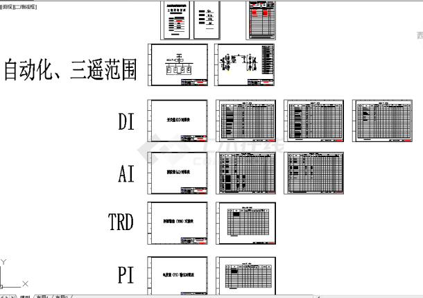 开关站电气二次自动化施工图-图二