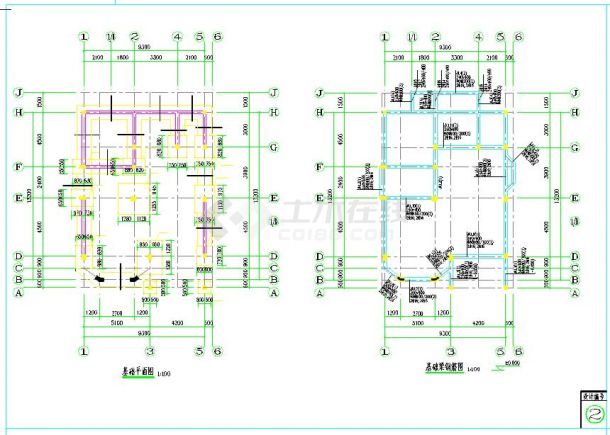 温州单栋三层豪华别墅建筑结构全套施工图纸-图一