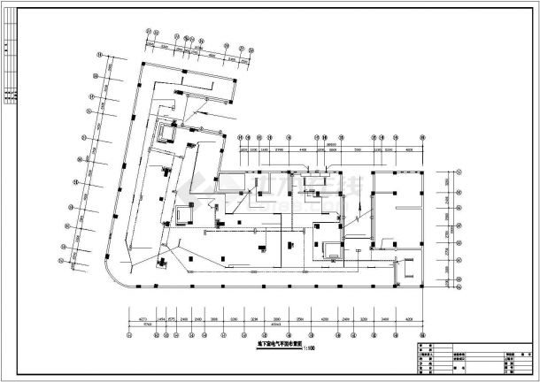 某地二类商住楼电气设计施工图（含设计说明）-图一