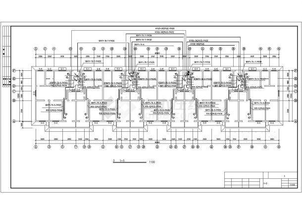 某地复式住宅楼电气设计图（共十张）-图二