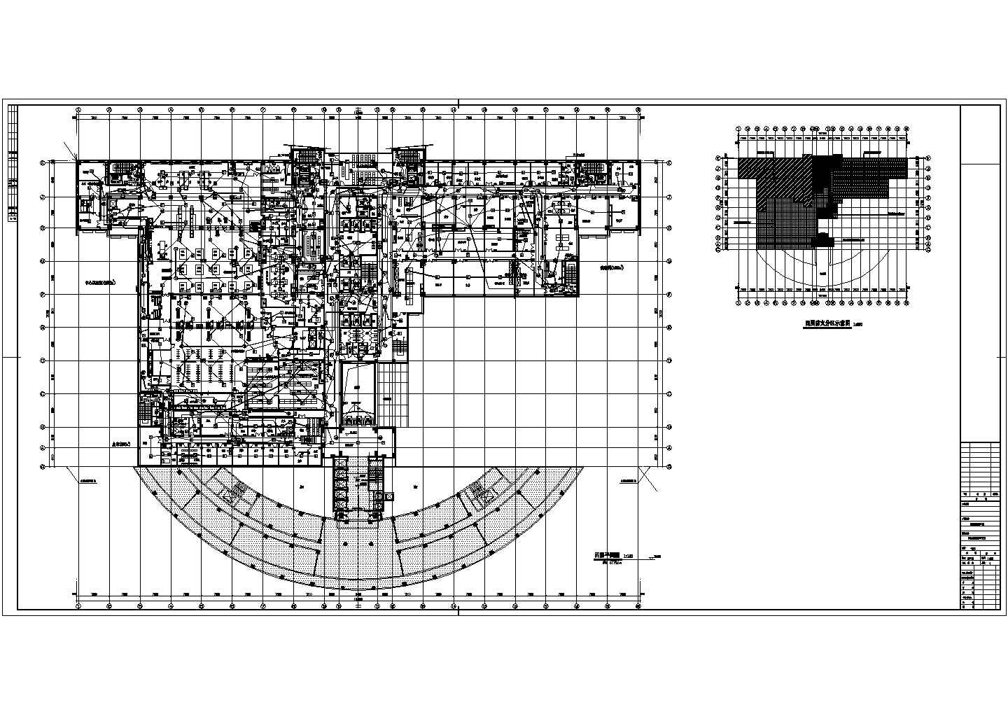某大型高层综合医院电气消防设计施工图（共22层）
