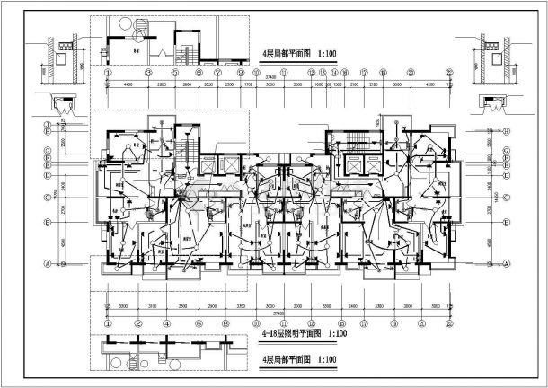 某地高层高级住宅楼电气设计施工图（全集）-图一