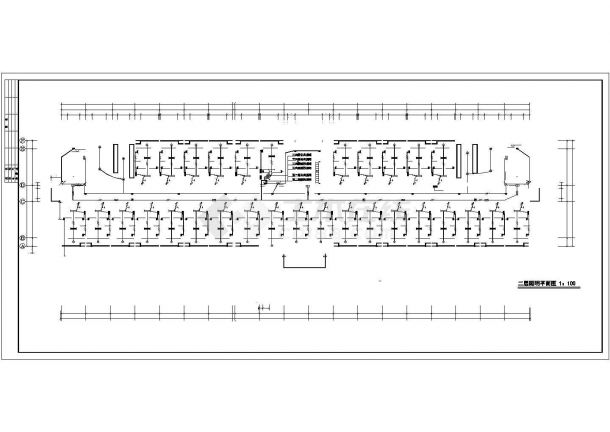 某地六层宿舍楼电气详细设计施工图-图二