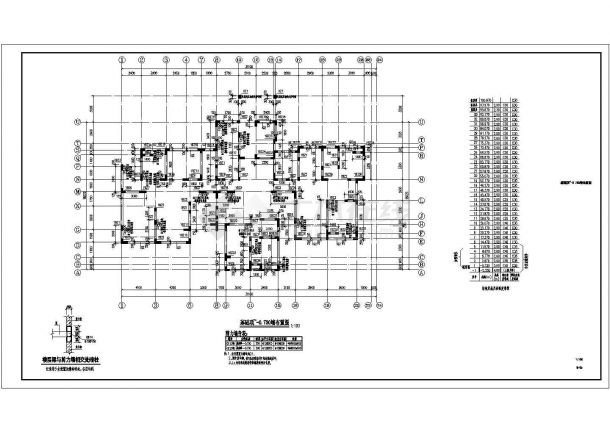 33层剪力墙结构住宅楼结构设计施工图纸-图一