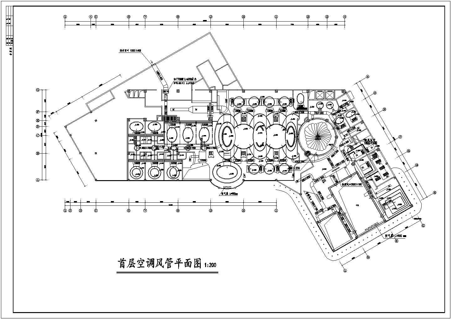 【广州】某酒店空调采暖设计施工图纸