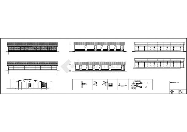 牧原3和8#洗澡间建筑设计图纸-图二
