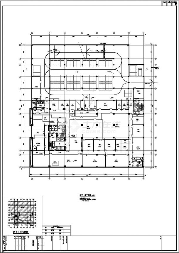 大型商业广场五星级酒店全套电气设计施工CAD图纸-图二