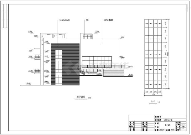 某1015平方米豪华别墅建筑设计施工图-图一