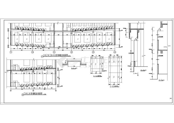 某艺术职业学院图书馆及阶梯教室建筑施工图纸-图一