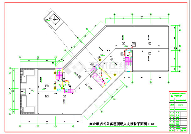 【江苏】某酒店式公寓十六层电气设计施工图-图二