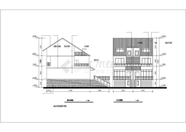 某地区数套单体房屋设计施工方案图纸-图一