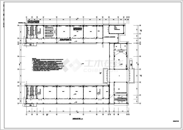 【安徽】某地教学楼电气设计施工图-图一