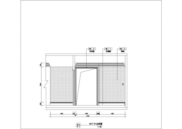 精品法式风格两层别墅样板房室内装修施工图_图1