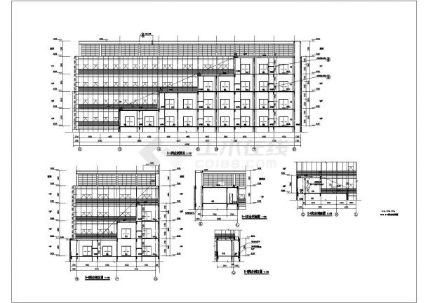 【江西省】某高层商业综合楼建筑设计施工图-图一
